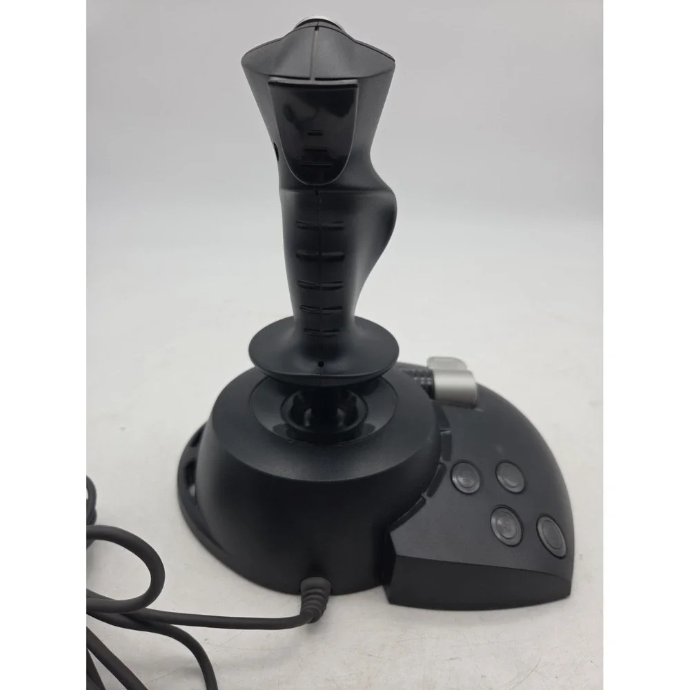 Microsoft Sidewinder Precision 2 Joystick USB Flight Controller PC Gaming Black